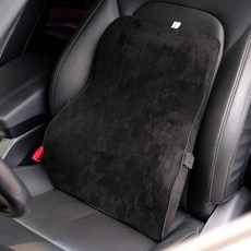 HL Mando Formrest 記憶棉車用腰靠背墊, 1個, 黑色
