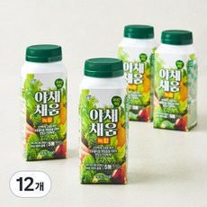 남양유업 야채채움 녹황 주스, 190ml, 12개
