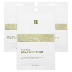 릴리프 머드 버블 거품 입욕제 파우더타입 라벤더향, 50g, 3개