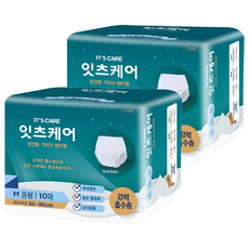 It's Care 男女通用成人用紙尿褲 褲型, 2個, 10入, 中型