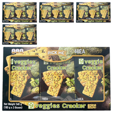 9種蔬菜餅乾, 5盒, 540g