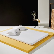 파미지오 스타일 6면방수 지퍼형 토퍼커버, 화이트