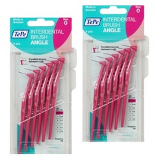 TePe 緹碧 G字型牙間刷牙間刷 角度 0.4mm 粉色, 6入, 2個