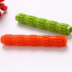 DING DONG PET 寵物哨子玩具2件組, 橘色 + 綠色, 1套