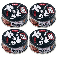 HOTEi 燒烤雞肉罐 黑胡椒蒜味 75g, 4罐