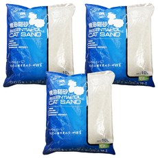 Jerry 精油貓砂, 10L, 雙重香味, 凝結力超強, 純天然配方, 超強除臭效果, 芳香持久, 尤加利, 3包