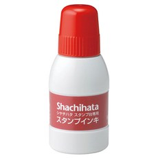 Shachihata 寫吉達 油性顏料系印台補充液 40ml, 紅色, 1瓶