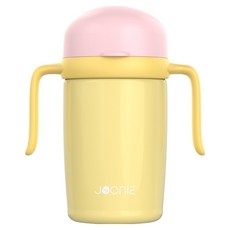 주니 유아용 스테인레스 자기주도 컵 2세대, 240ml, 1개, 옐로우