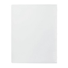 MUJI 無印良品 聚丙烯可單手開闔檔案夾 B5, 半透明色, 1個