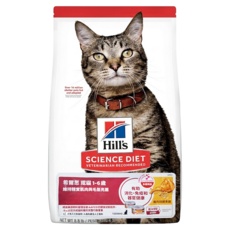 Hill's 希爾思 SCIENCE DIET 1~6歲成貓 特調食譜 乾糧, 1袋, 4kg, 雞肉