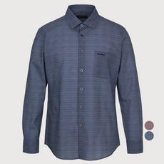 INDIAN 男款細印花泡泡紗襯衫 MIENL5S1201