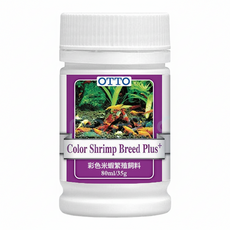 OTTO 建興水族 彩色米蝦繁殖飼料, 35g, 1瓶