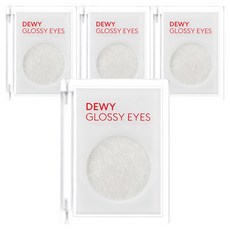 미샤 듀이 글로시 아이즈 아이섀도, 화이트 비치, 4개