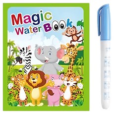 葉子小舖 兒童塗鴉畫畫本 Set 5本, 19x15cm水畫冊 13.5x1.5cm水畫筆, 適用年齡6歲以上