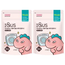 I&US 3腔洗衣槽清潔劑 10入, 140g, 2個