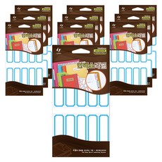 LATECH 索引標籤貼紙 20-G222 18 x 60 mm, B 藍色, 10個