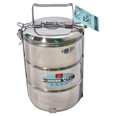 c&c 304艾美飯層, 14cm 3層, 不鏽鋼材質, 銀色, 1個