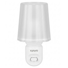 Kinyo LED造型小夜燈 NL-5927 59 x 105 x 62.5mm 37g, 簡約經典 暖黃光