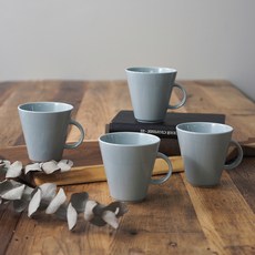 보울보울 어반데일리 머그 300ml, 프렌치그레이, 4개