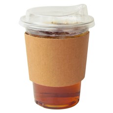 Inp PET冰杯杯身直徑98mm + 飲用杯蓋 + 杯套組, 480ml, 1套