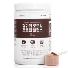 EVER BIKINI 燕麥蛋白奶昔粉 巧克力味, 480g, 1個