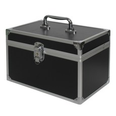 Tenejer 2層化妝箱, 黑色, 1個