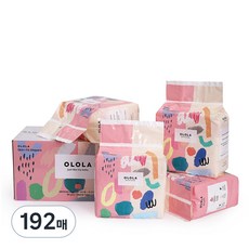 OLOLA Skin Fit黏貼型尿布 男女通用, 中型( M), 192張