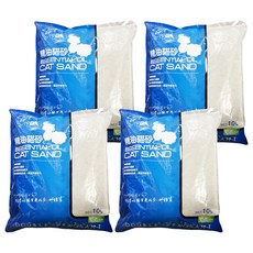 Jerry 精油貓砂, 10L, 雙重香味, 凝結力超強, 純天然配方, 超強除臭效果, 芳香持久, 尤加利, 4包