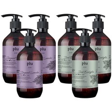 plu Therapy香氛沐浴露 香檸檬薰衣草 500g+羅勒尤加利 500g, 3套