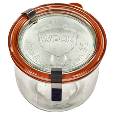 WECK 746玻璃瓶 附蓋 + 配件, 370ml, 1個