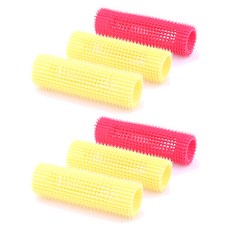 黃麻髮捲長度 100 毫米加長/長 35 毫米, 混色, 6入