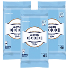 마이비데 클린케어 화장실용 비데물티슈 휴대형, 55g, 10매, 3개