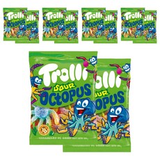 Trolli 章魚造型酸味軟糖, 100g, 10個