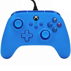 PowerA XBOX 官方授權 有線遊戲手把 藍色, 1519367-01, 藍, 1個