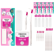 WEDENT 威登 WIDEN 雙向牙間刷 I型 SS 2入 + 補充刷頭 SS 50入 + 攜帶盒, 6套