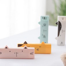 블럭마트 휴대용 돌돌이 털 먼지제거기, 랜덤 발송, 4개