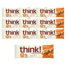 想想奶油花生醬蛋白棒, 60g, 10條