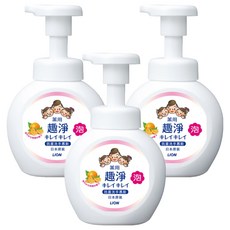 LION 獅王 趣淨 抗菌洗手慕斯, 250ml, 3件