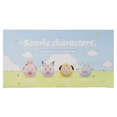 LANGBOWANG Sanrio 小動物不倒翁桌面公仔盲盒 Set 8個 My Melody Kuromi Pochacco Cinnamoroll, 1盒