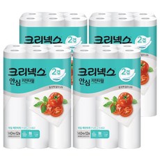 Kleenex 舒潔 安心雙層捲筒式廚房紙巾 140張, 12捲, 4袋