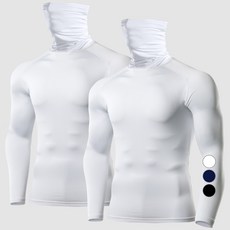 Armedes 男士面罩高領長袖下層 AR-152 2 件