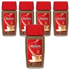 Maxim 麥心 瓶裝經典即溶咖啡, 100g, 1罐, 5罐