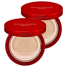 [2입기획] 미샤 래디언스 퍼펙트핏 쿠션 SPF 50+ PA+++ 15g, P21호 페어, 1개