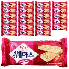 HAITAI 海太 草莓夾心威化餅, 50g, 24包