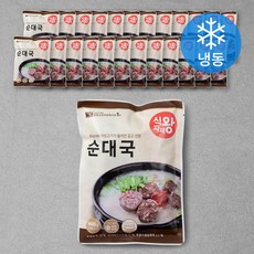 식자재왕 순대국 (냉동), 600g, 25개