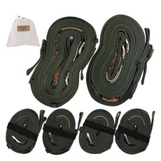 Stone Cold 防水布織帶主 2p + 輔助 4p + 袋 2p 套裝, 卡其色