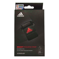adidas 愛迪達 WUCHT P3 運動肘束帶 MB0221, 1個, 黑色