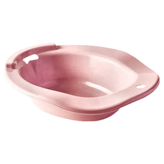 NS 馬桶坐浴盆 (孕婦/痔瘡/坐月子) 粉色 217g 360*390*110, 1個