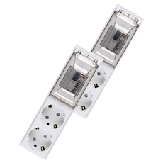 五星精密 配線斷路高容量延長線 2孔 OSB223, 4.5m, 2個