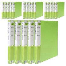 Heemang 透明文件夾 20頁, 淺綠色, 20個